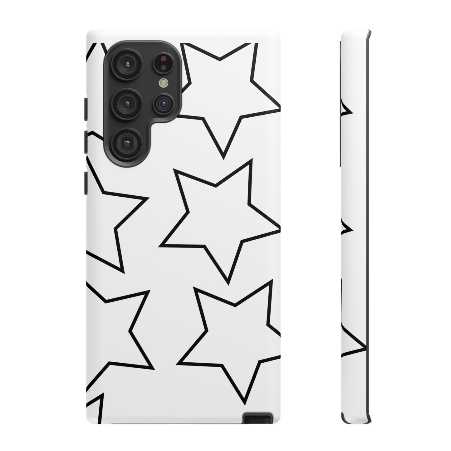 White Big Stars Case