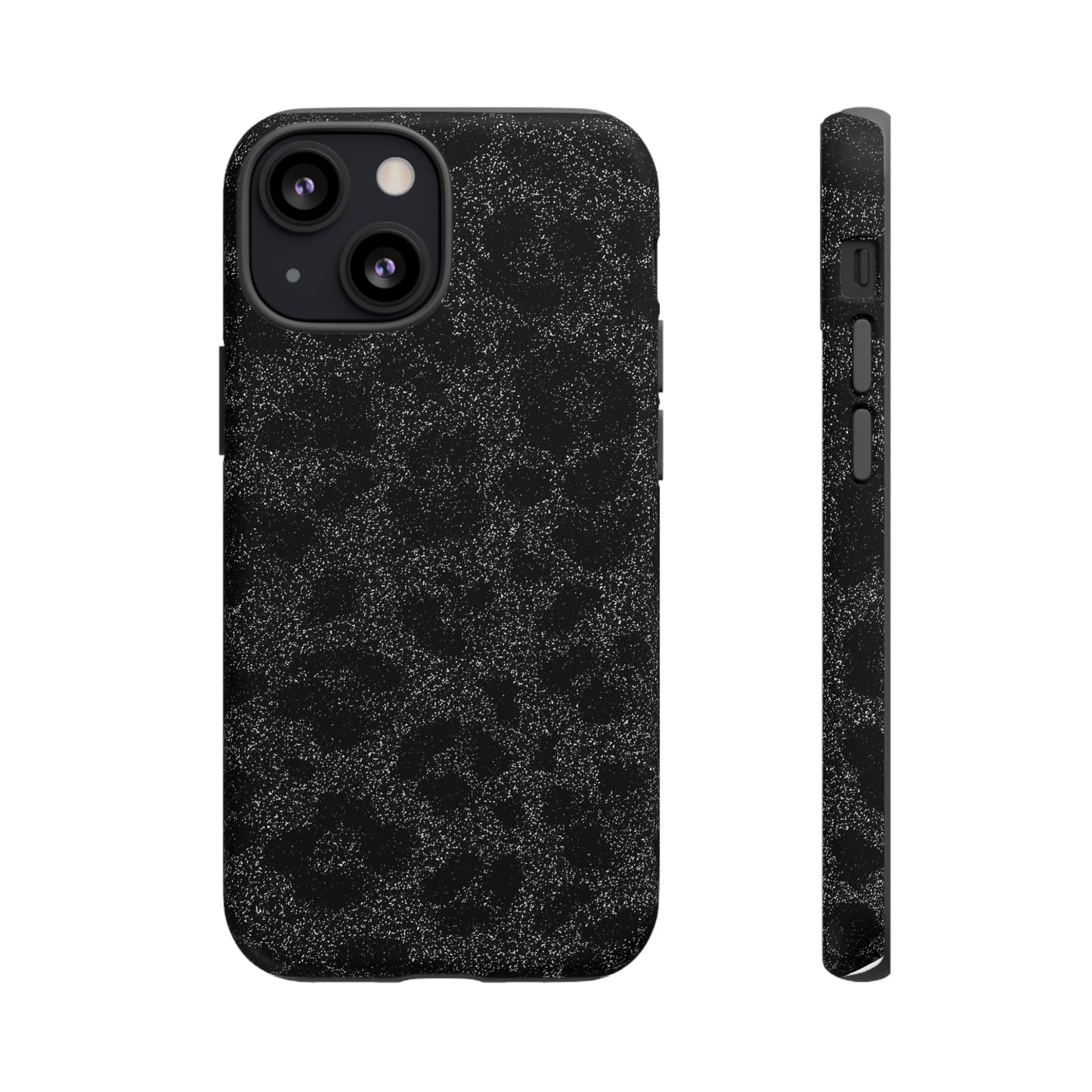 Black Leopard Print Case