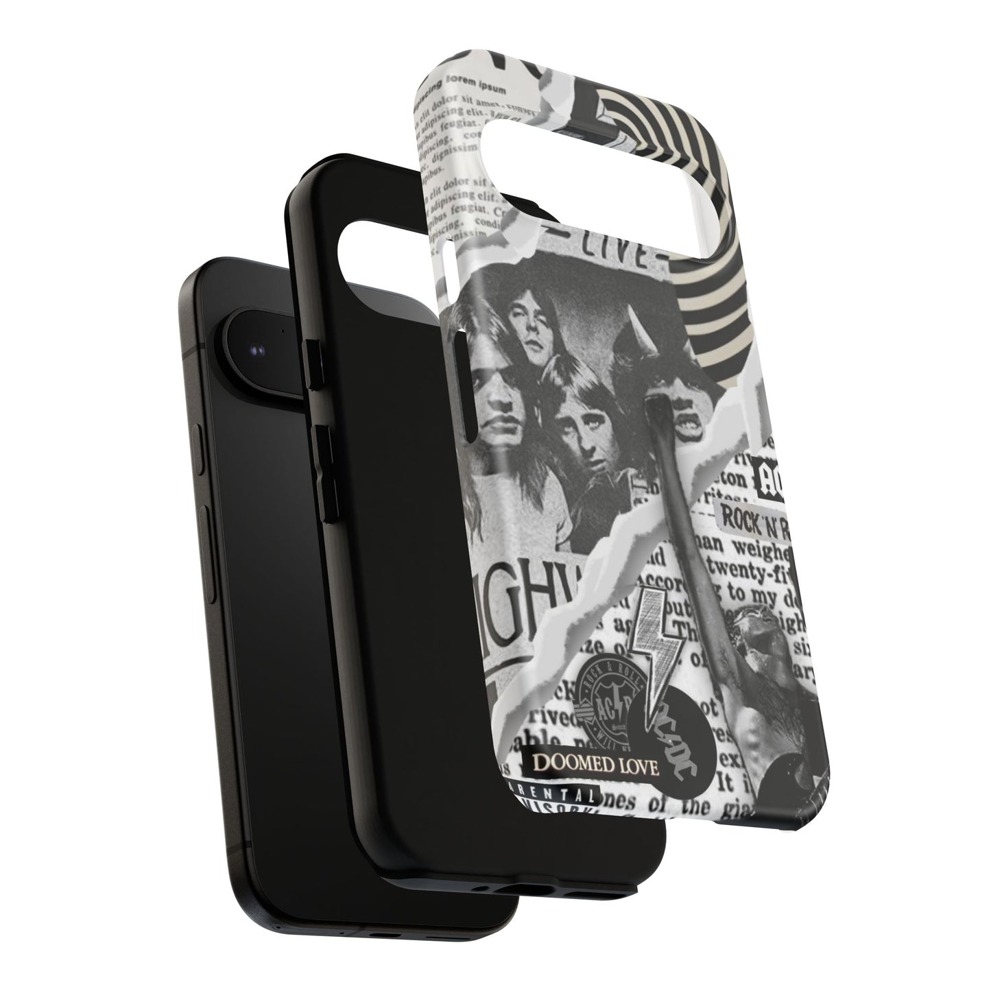 Rock Band Phone Case | Tough Cases, AC/DC Design, Music Lover Gift, Unique Phone Accessory, Birthday Present