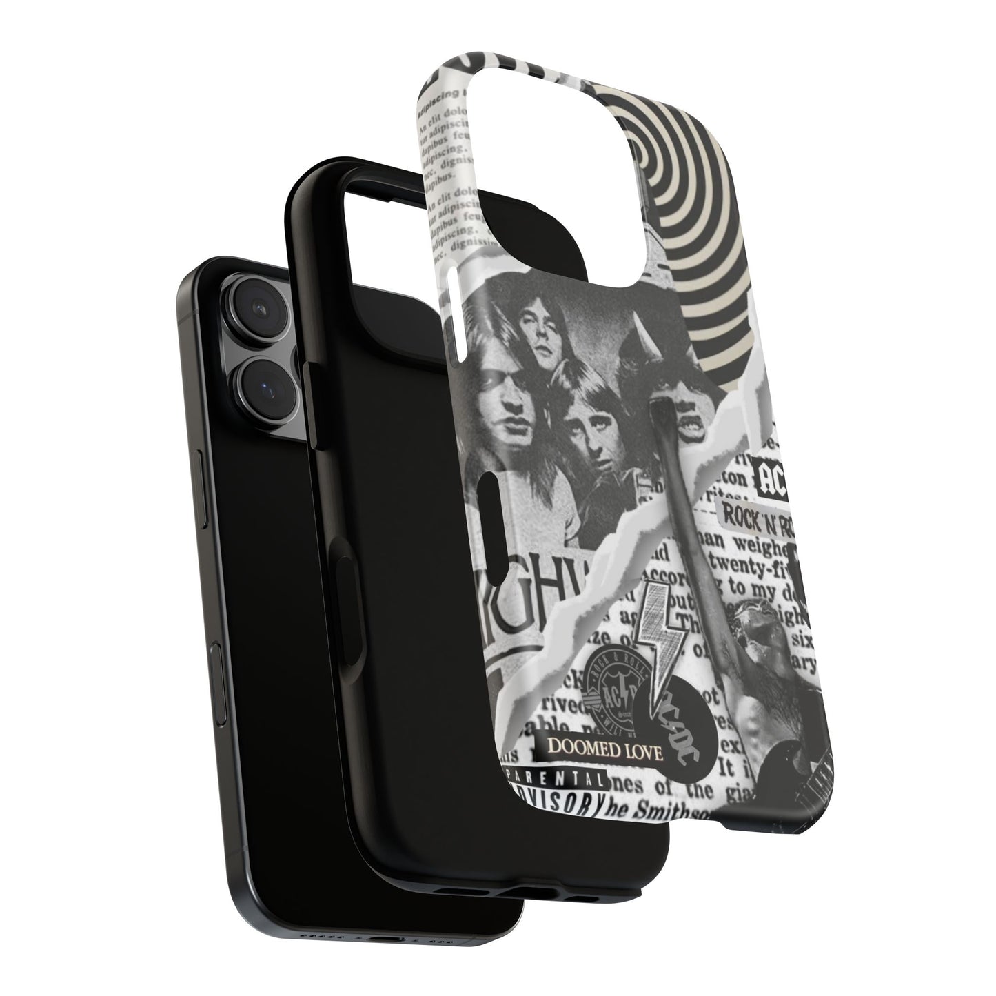 Rock Band Phone Case | Tough Cases, AC/DC Design, Music Lover Gift, Unique Phone Accessory, Birthday Present