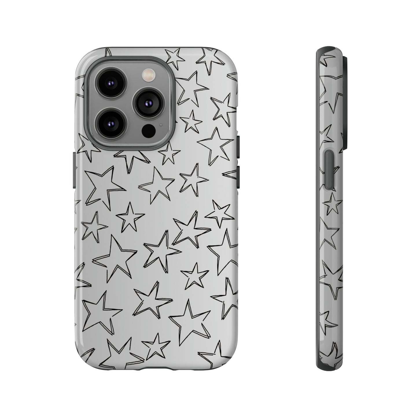 Black to White Fade Star Case
