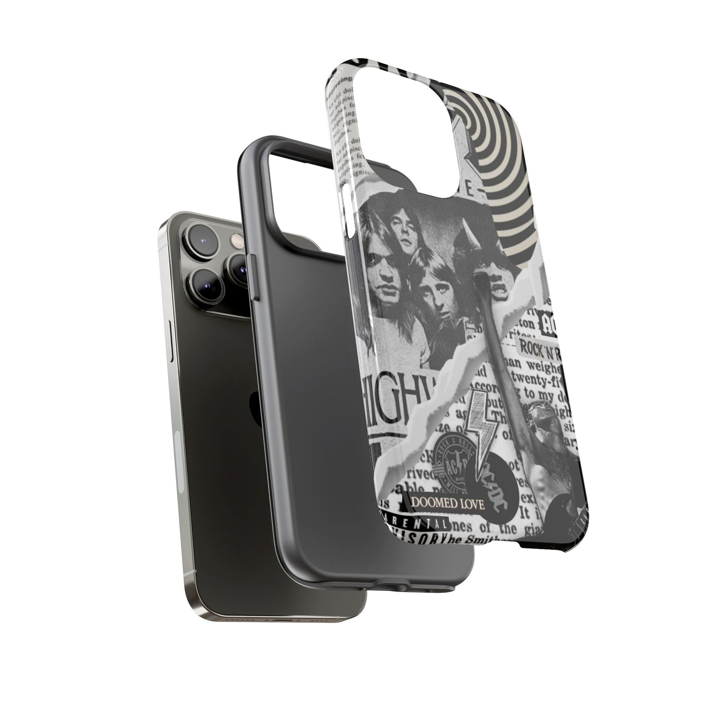 Rock Band Phone Case | Tough Cases, AC/DC Design, Music Lover Gift, Unique Phone Accessory, Birthday Present