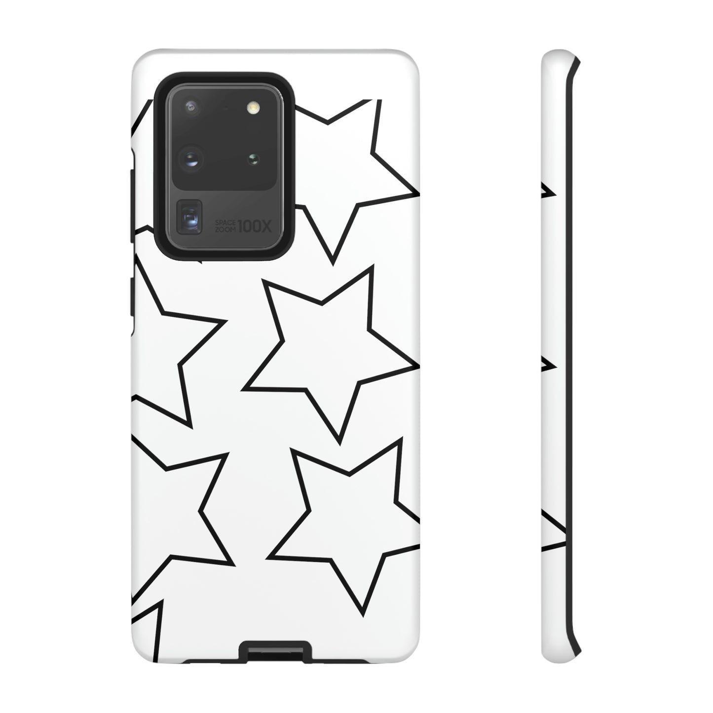 White Big Stars Case