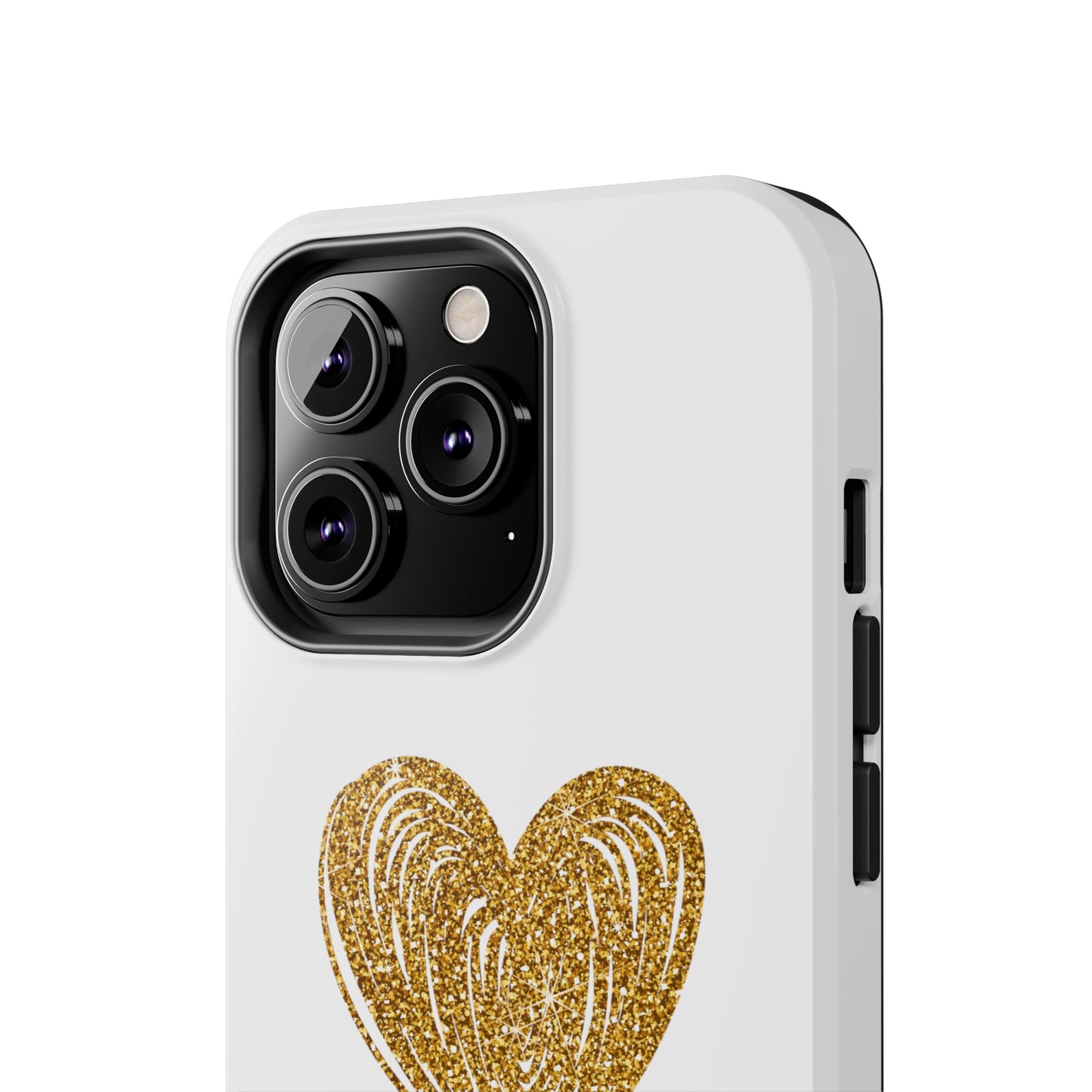Golden Heart Phone Case