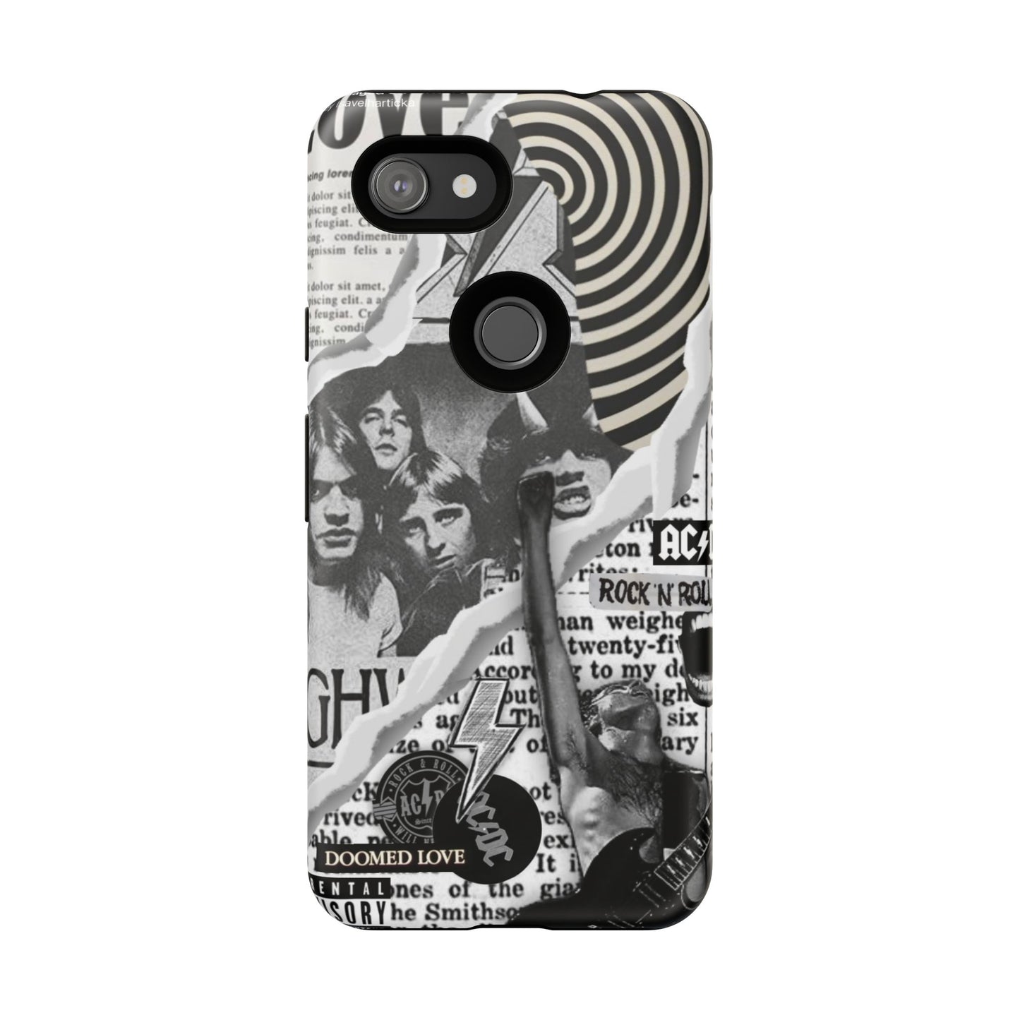 Rock Band Phone Case | Tough Cases, AC/DC Design, Music Lover Gift, Unique Phone Accessory, Birthday Present