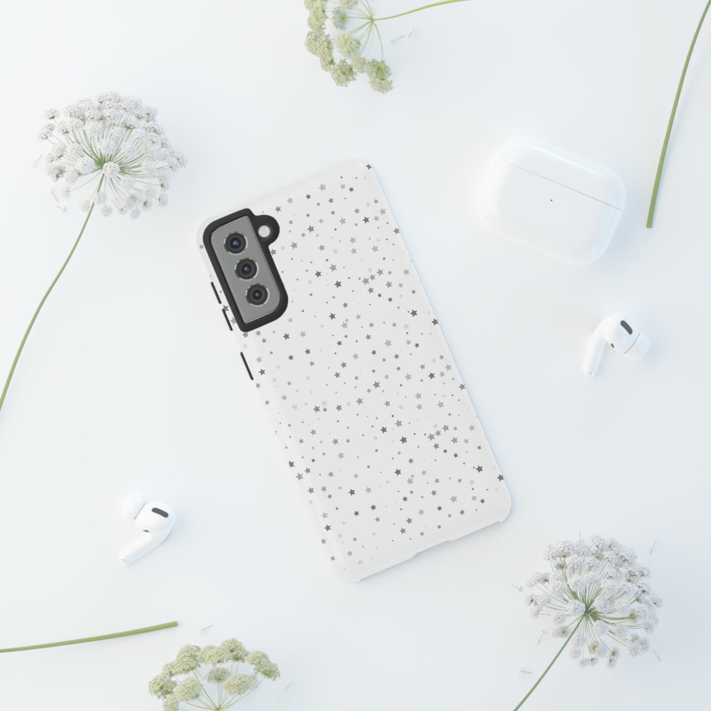 White Tiny Stars Case