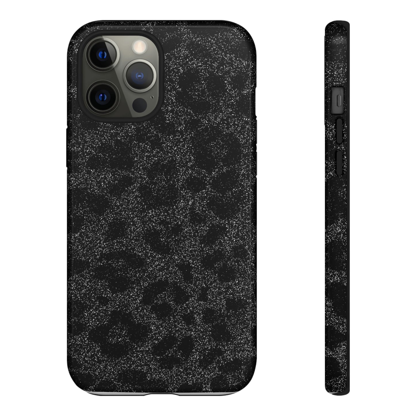 Black Leopard Print Case