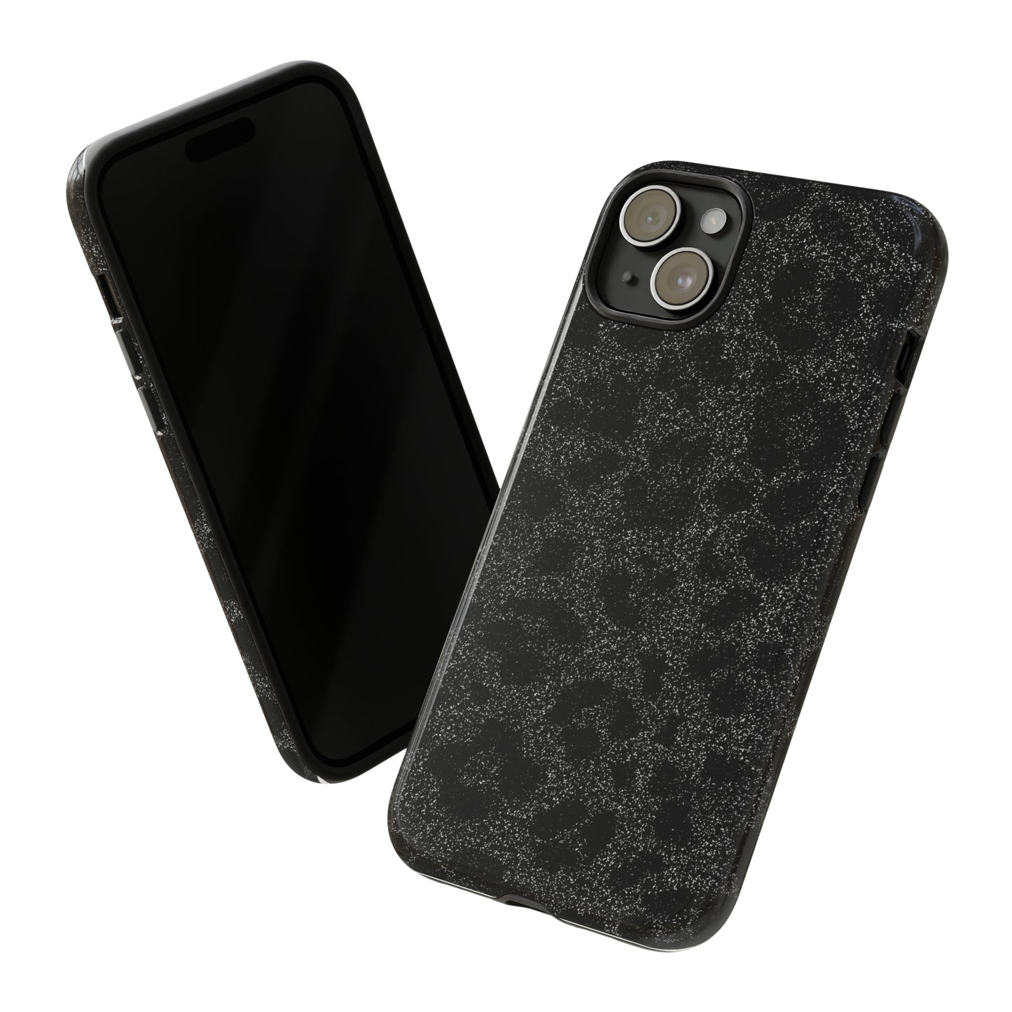 Black Leopard Print Case