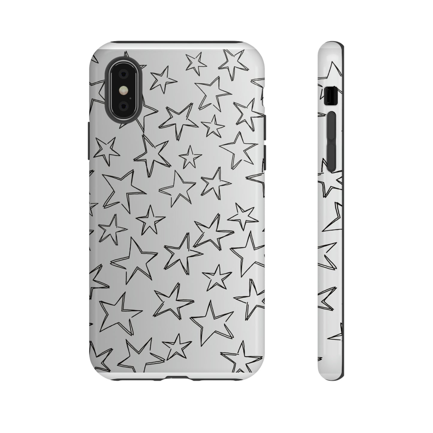 Black to White Fade Star Case