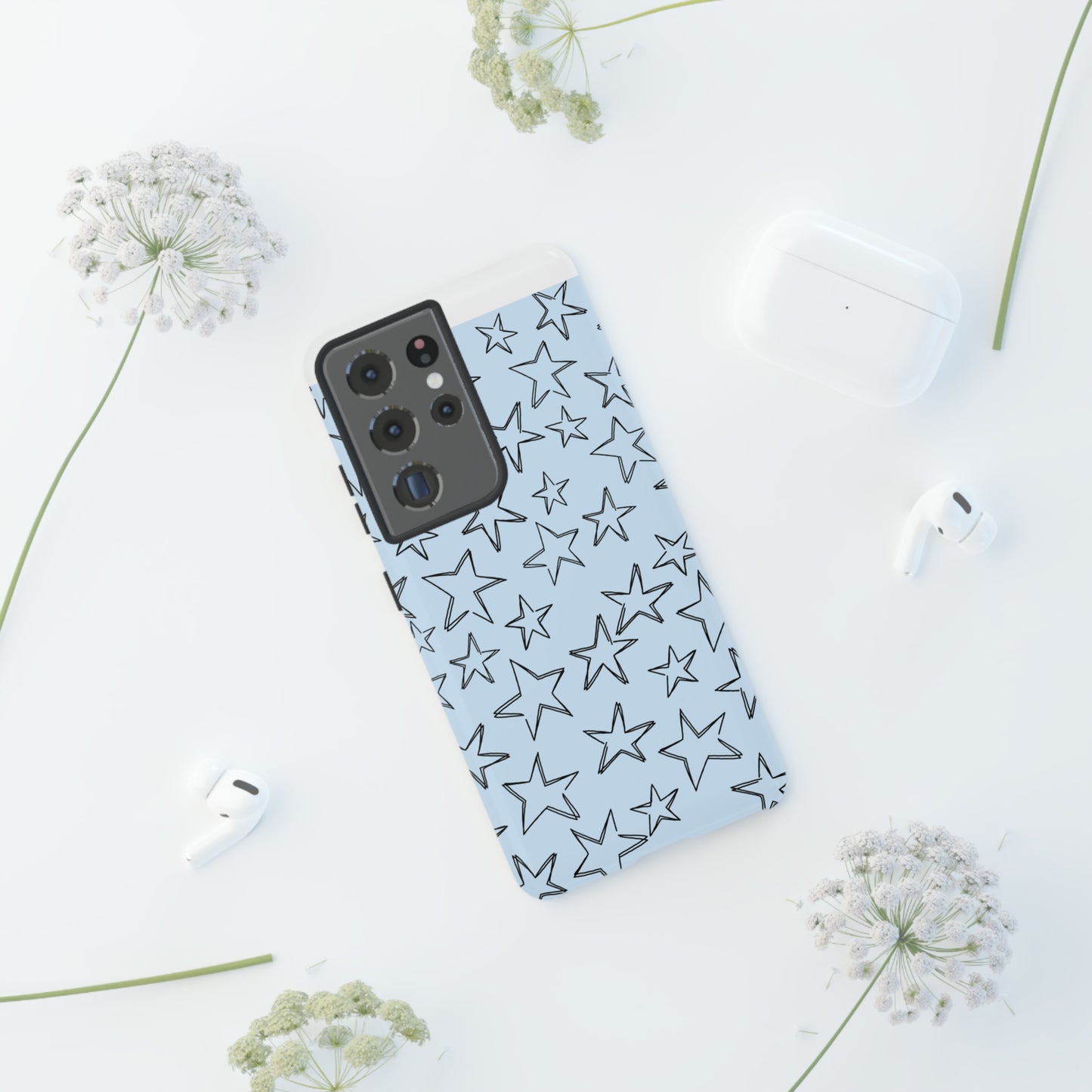 Light Blue Star Case