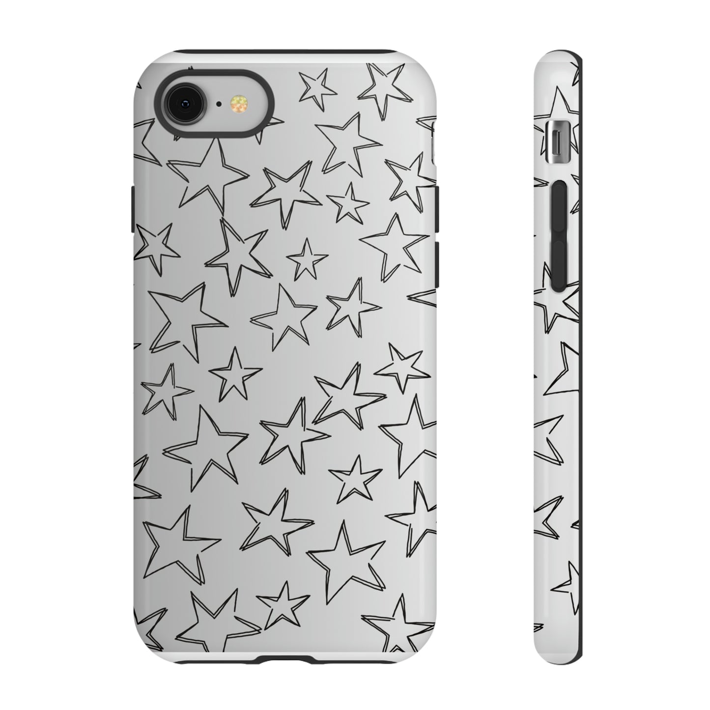 Black to White Fade Star Case
