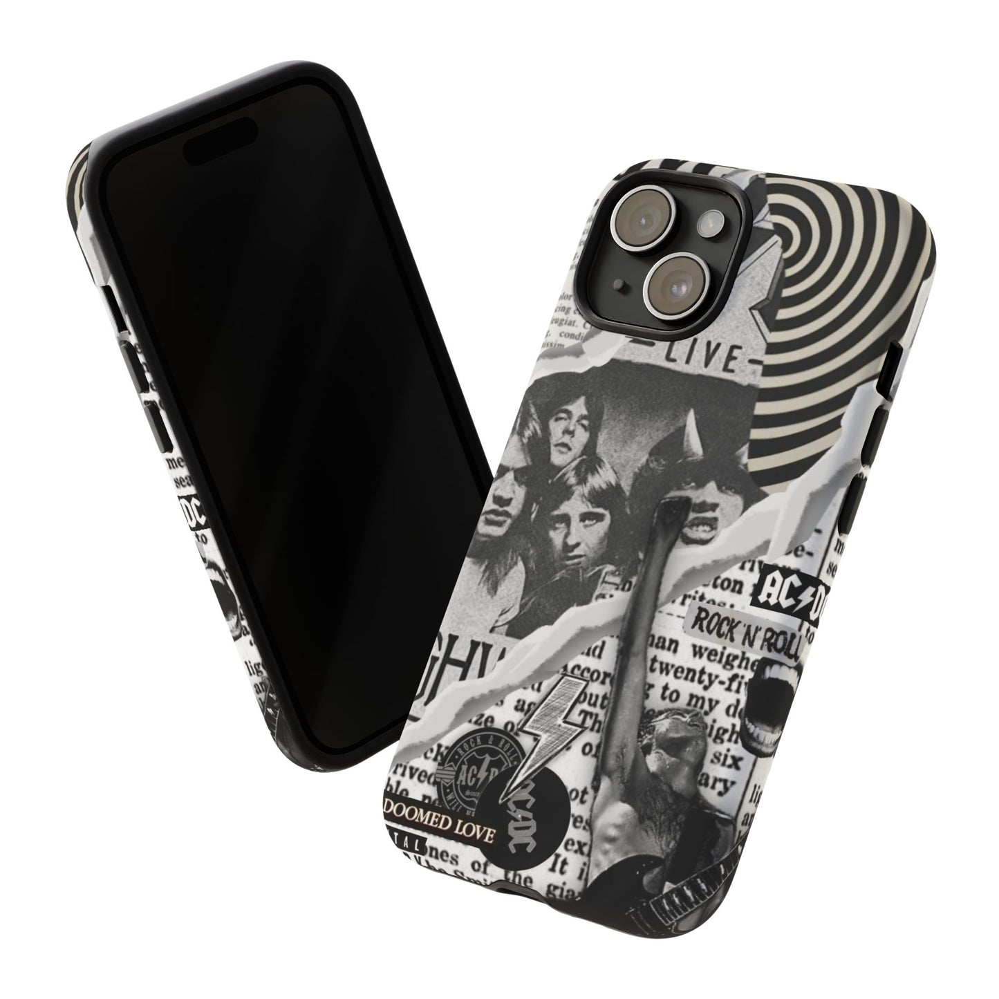 Rock Band Phone Case | Tough Cases, AC/DC Design, Music Lover Gift, Unique Phone Accessory, Birthday Present