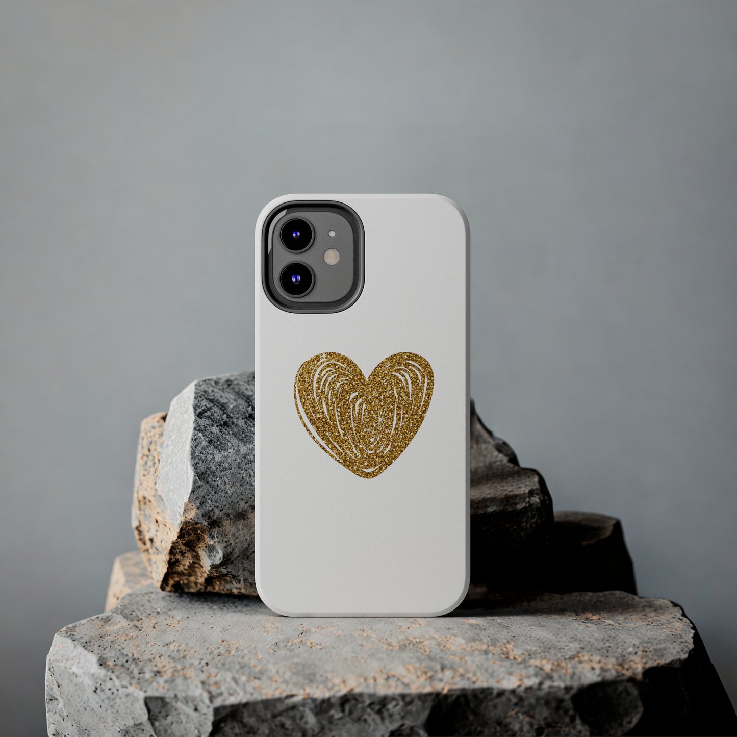 Golden Heart Phone Case