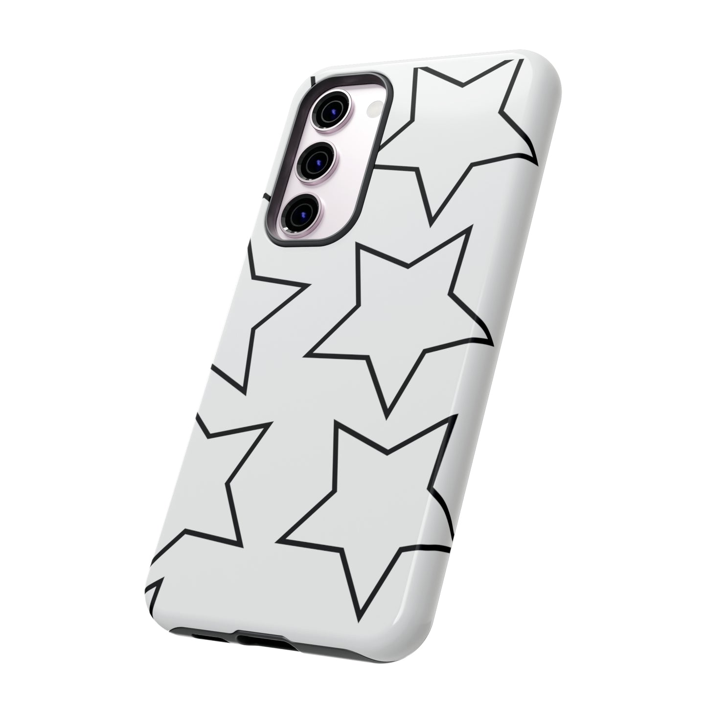 White Big Stars Case