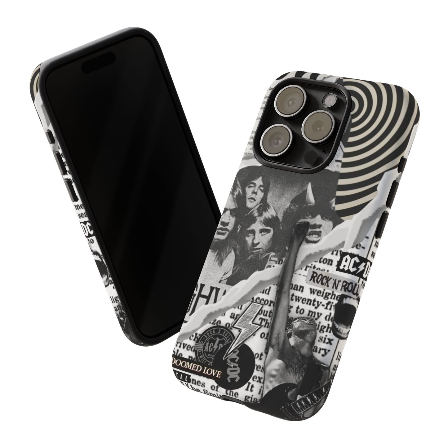 Rock Band Phone Case | Tough Cases, AC/DC Design, Music Lover Gift, Unique Phone Accessory, Birthday Present