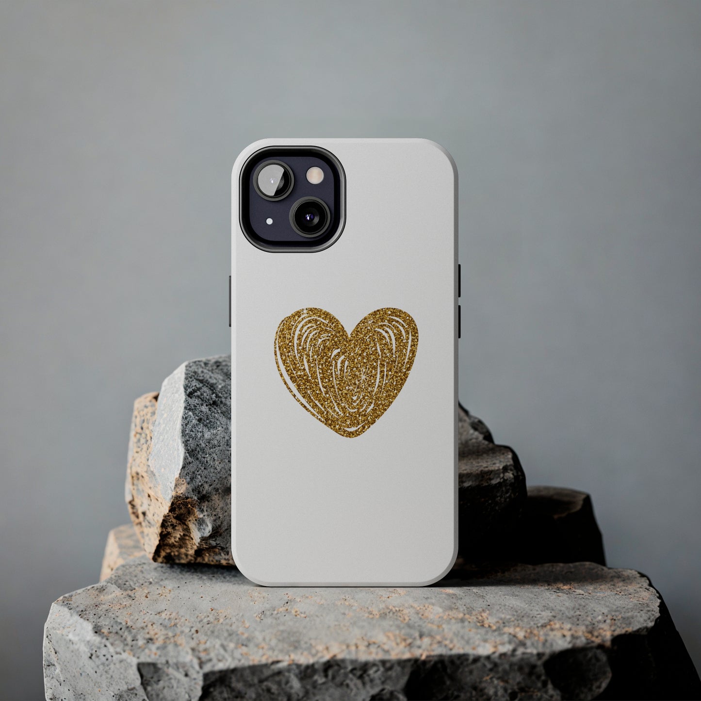 Golden Heart Phone Case