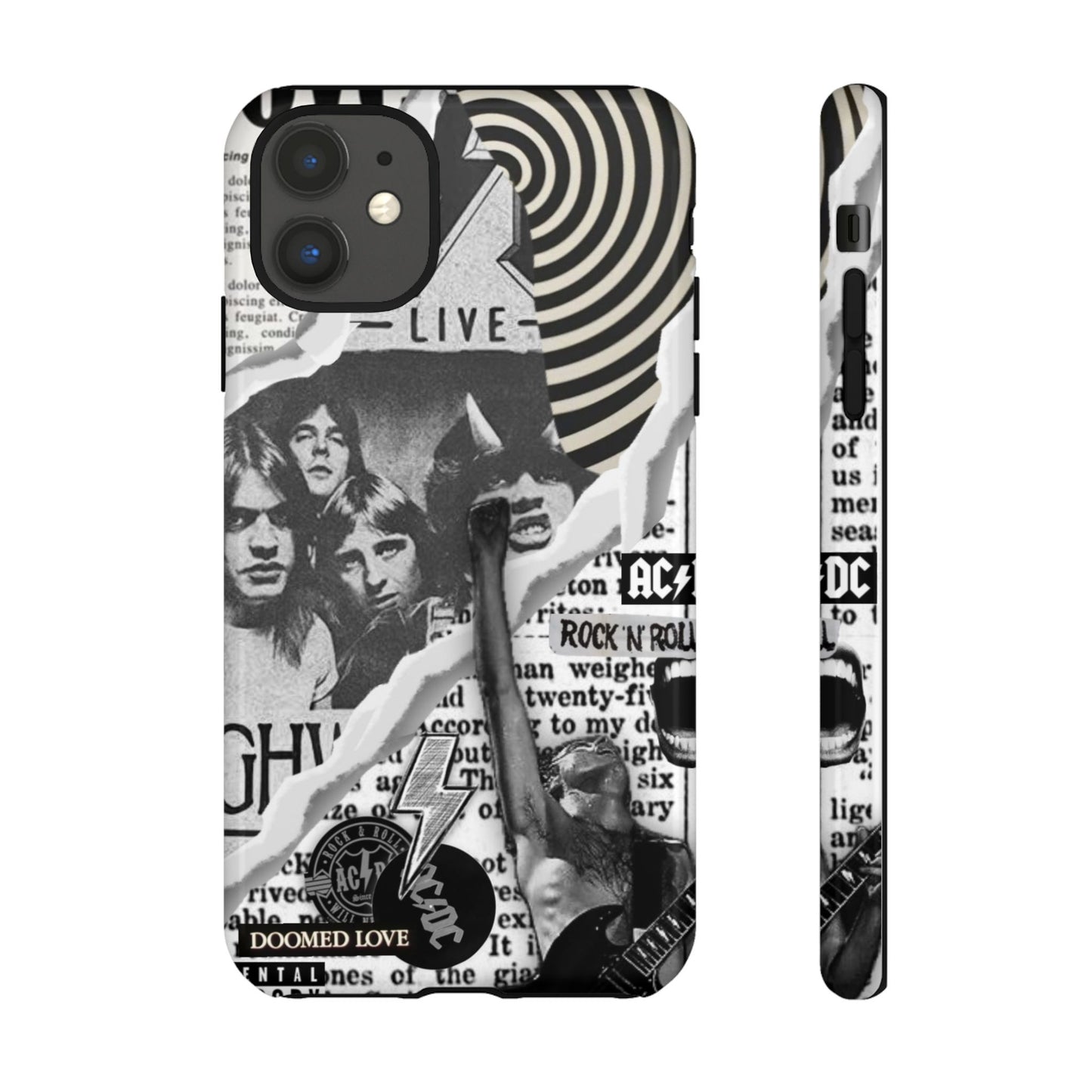 Rock Band Phone Case | Tough Cases, AC/DC Design, Music Lover Gift, Unique Phone Accessory, Birthday Present