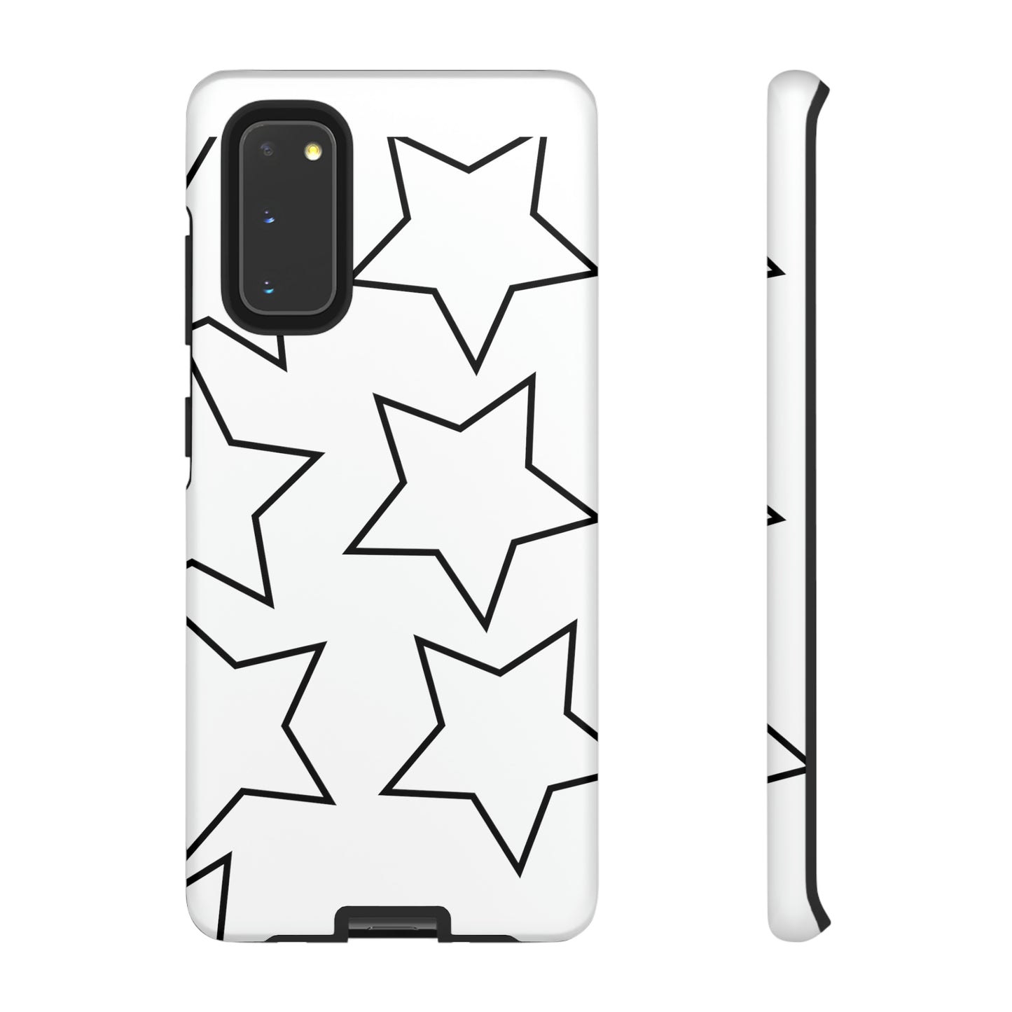 White Big Stars Case