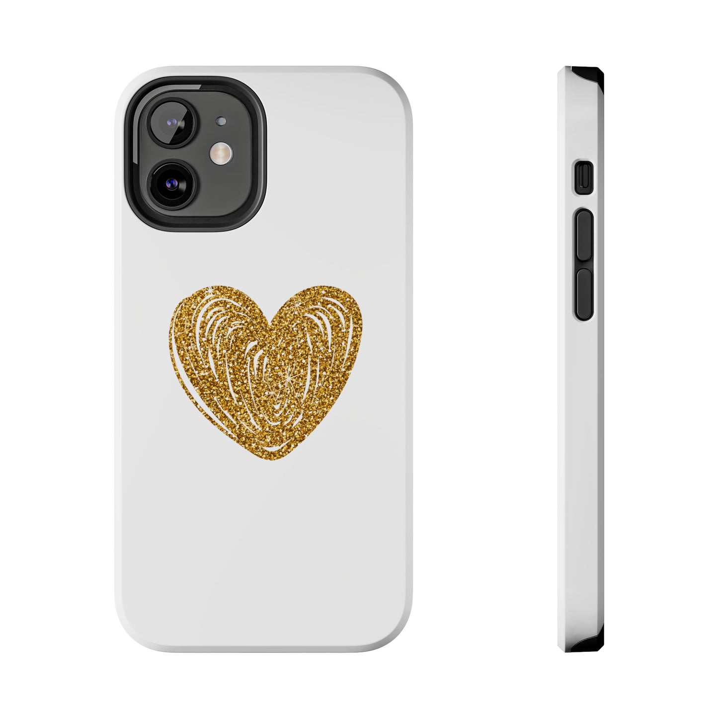 Golden Heart Phone Case