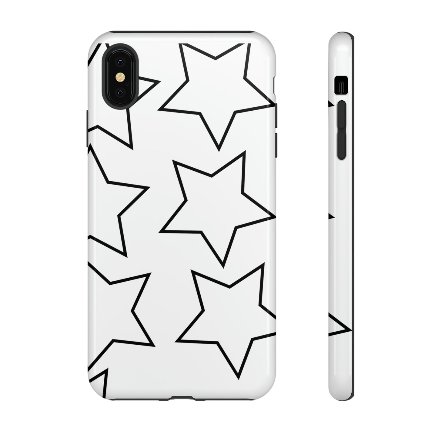 White Big Stars Case