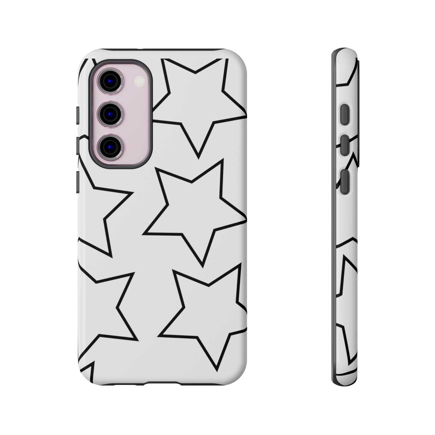 White Big Stars Case