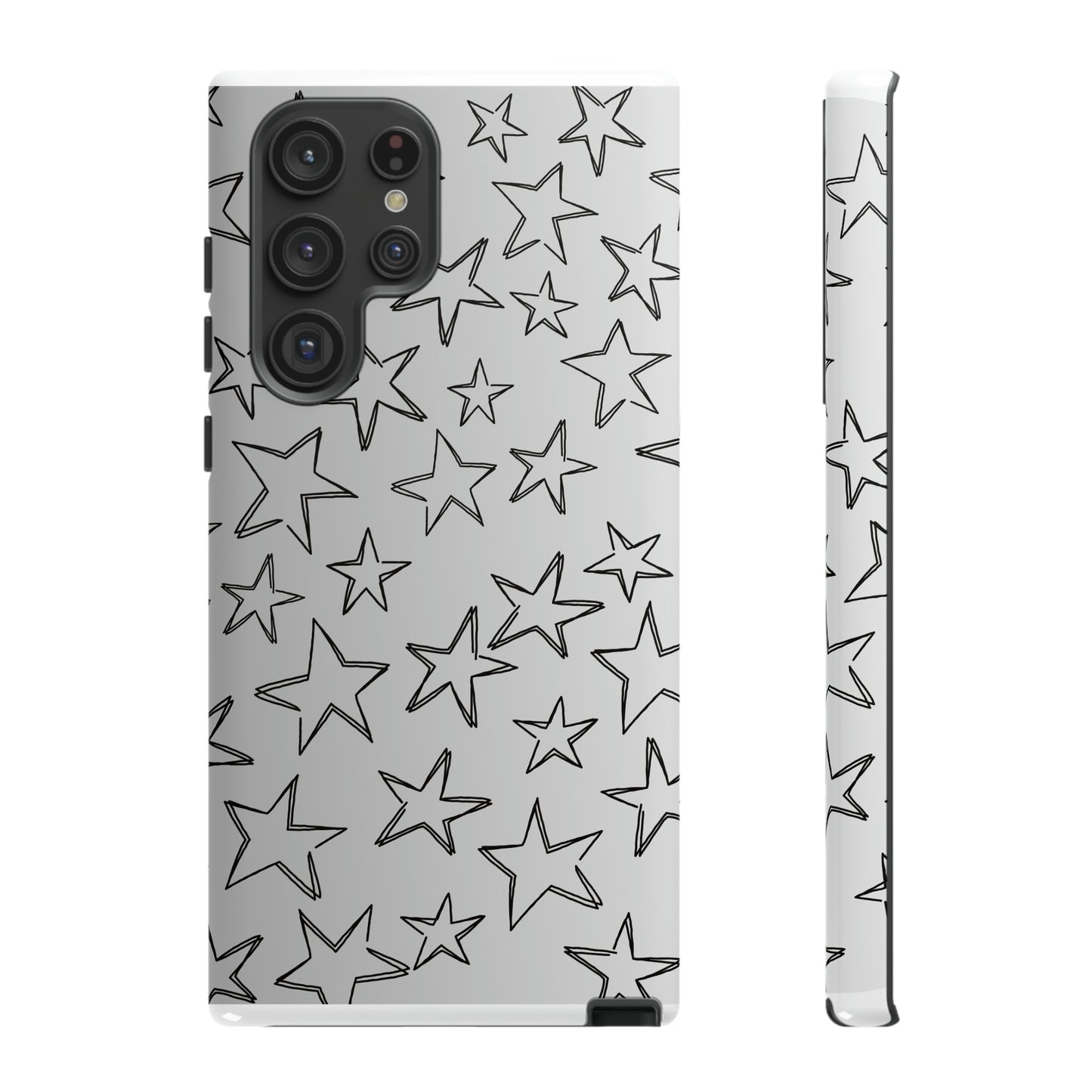 Black to White Fade Star Case