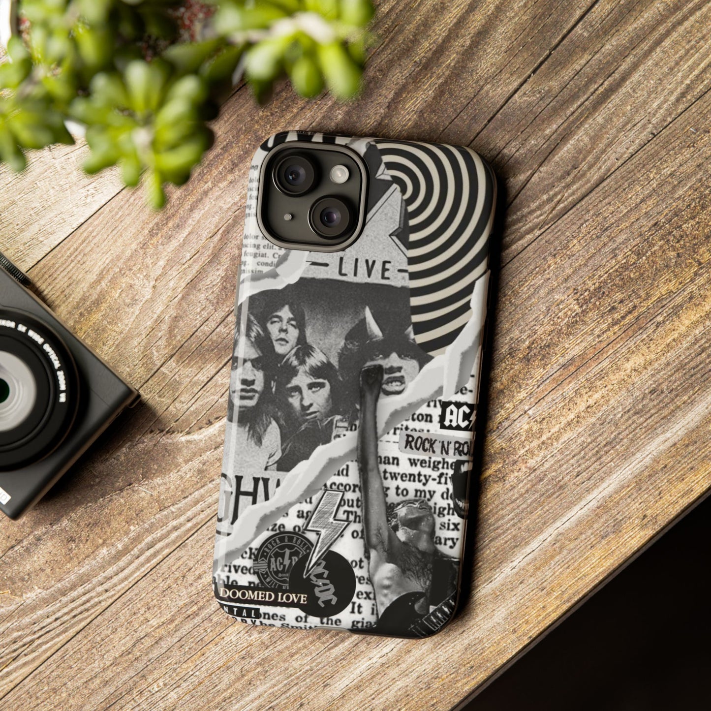 Rock Band Phone Case | Tough Cases, AC/DC Design, Music Lover Gift, Unique Phone Accessory, Birthday Present