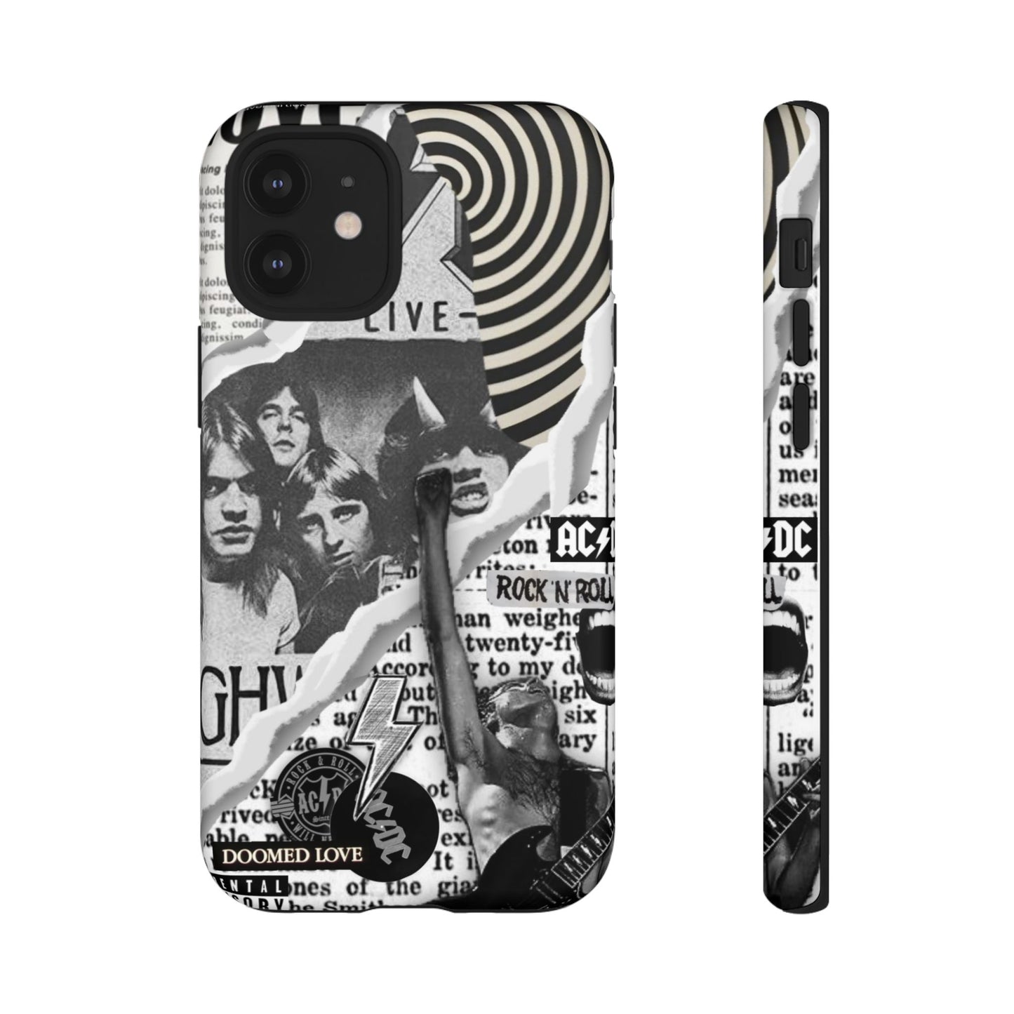 Rock Band Phone Case | Tough Cases, AC/DC Design, Music Lover Gift, Unique Phone Accessory, Birthday Present