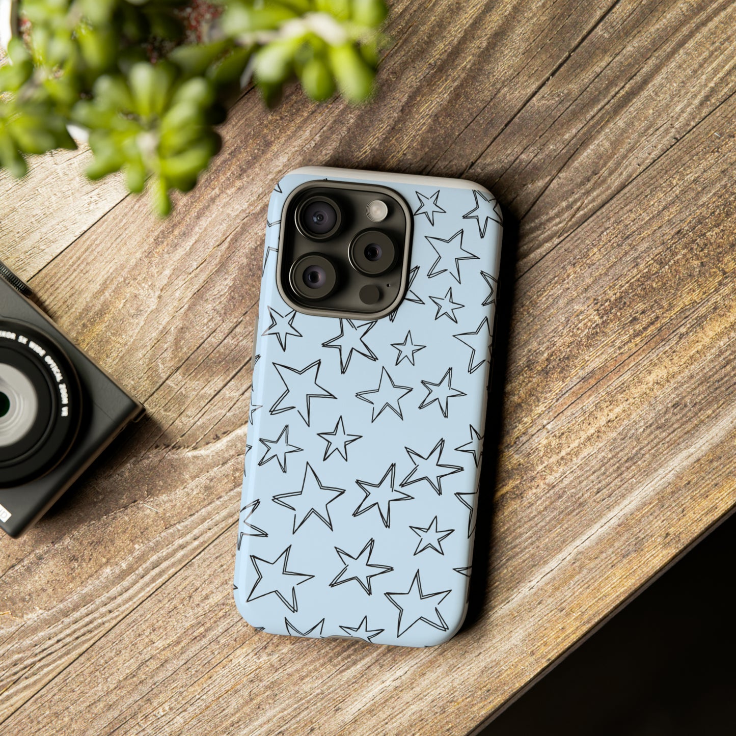 Light Blue Star Case