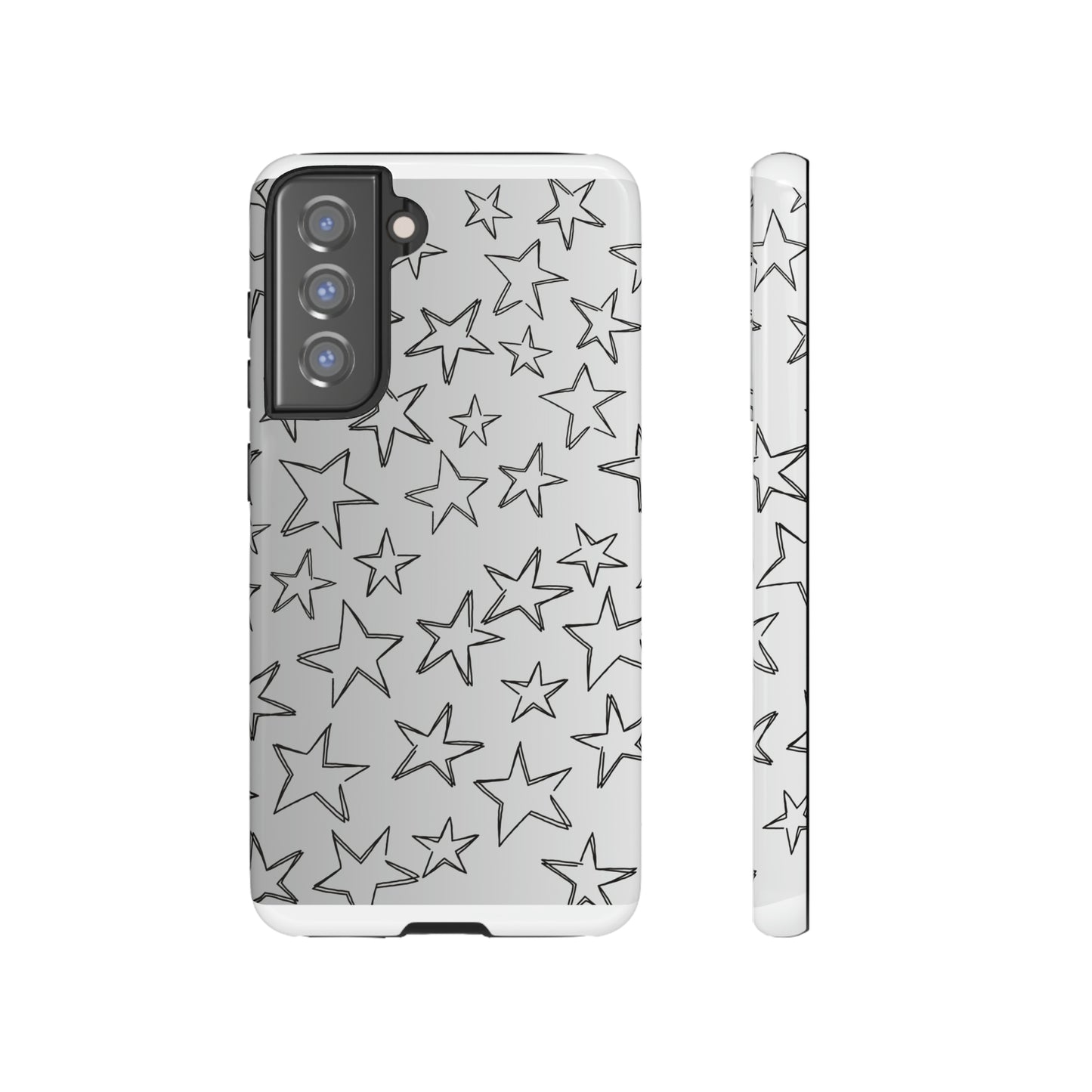 Black to White Fade Star Case