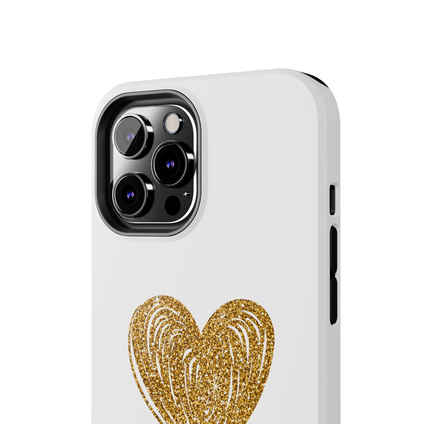 Golden Heart Phone Case