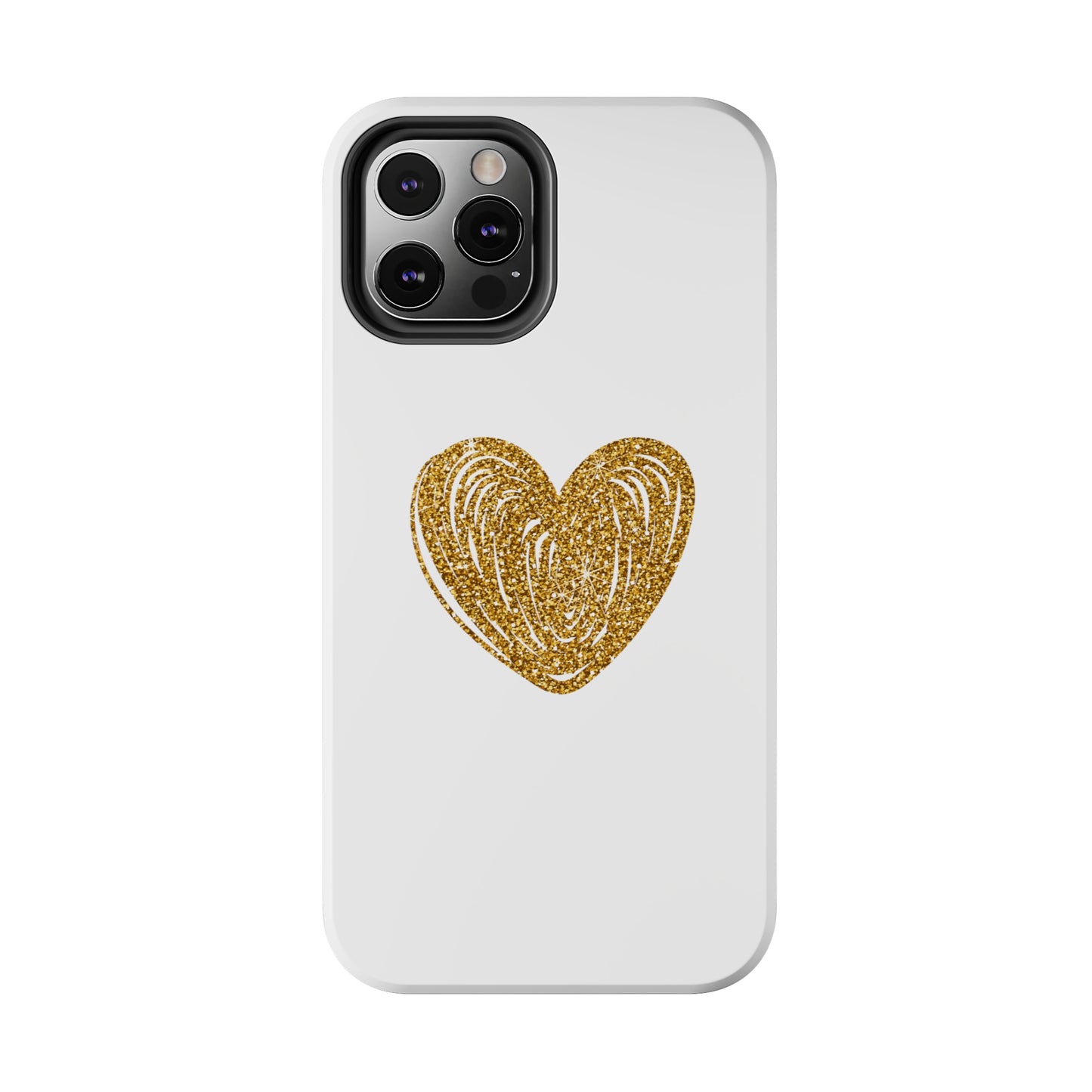 Golden Heart Phone Case