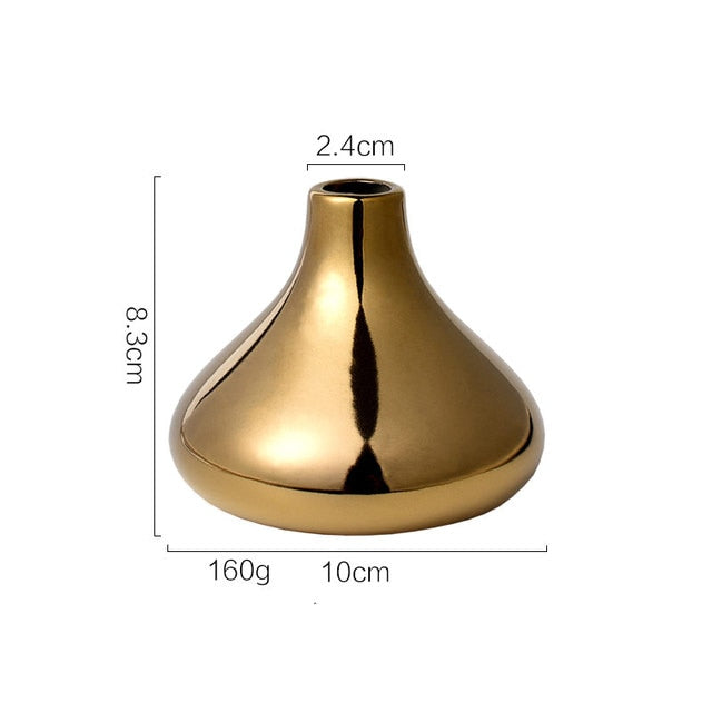 Plated Gold Vase