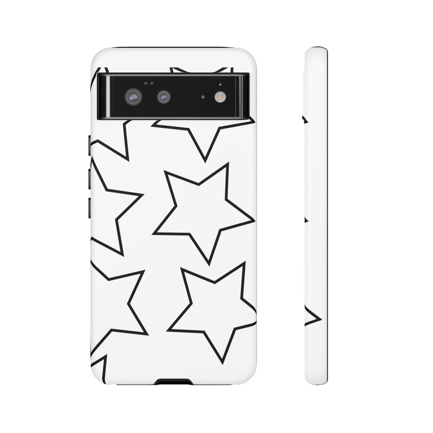 White Big Stars Case