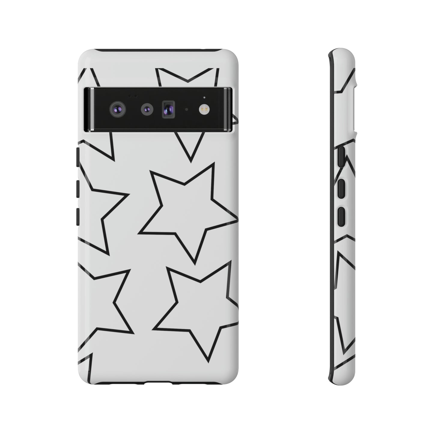 White Big Stars Case