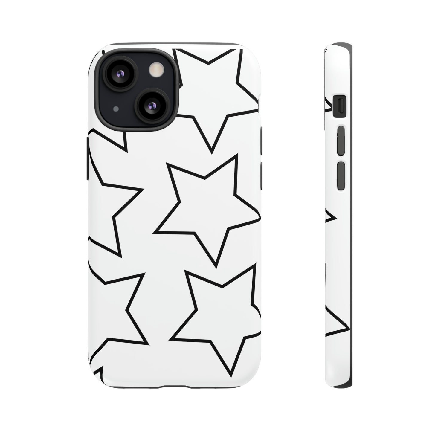 White Big Stars Case