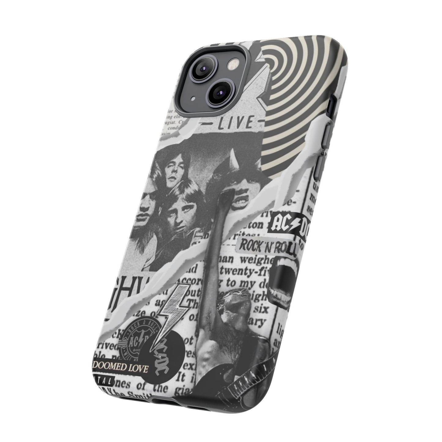 Rock Band Phone Case | Tough Cases, AC/DC Design, Music Lover Gift, Unique Phone Accessory, Birthday Present