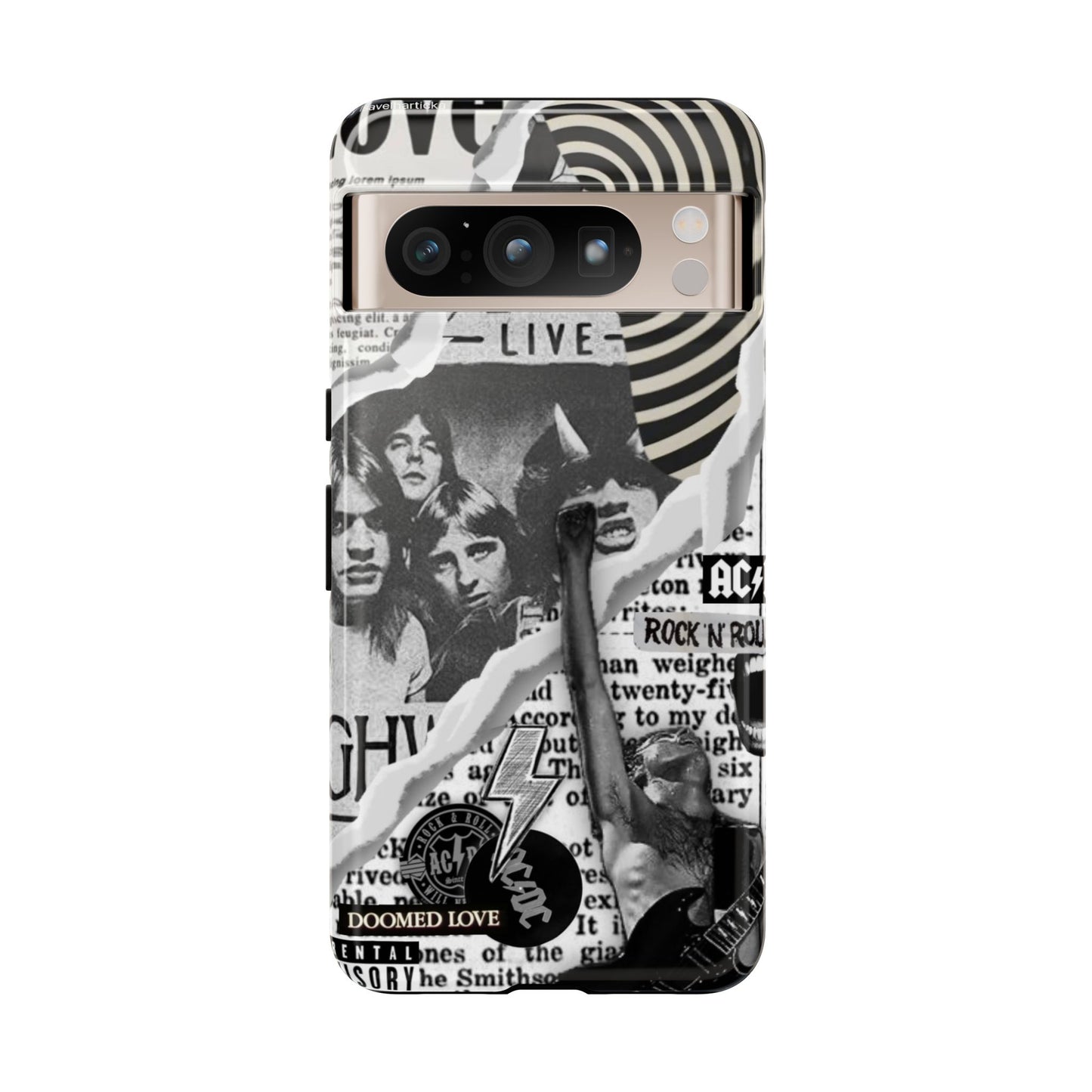 Rock Band Phone Case | Tough Cases, AC/DC Design, Music Lover Gift, Unique Phone Accessory, Birthday Present