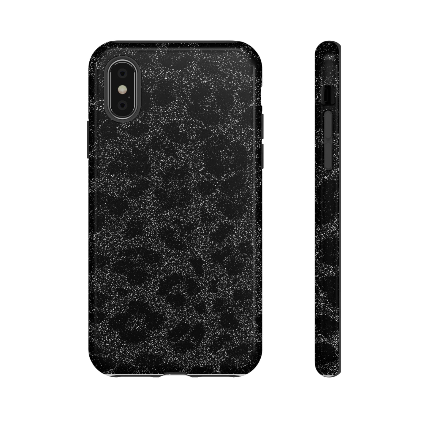 Black Leopard Print Case