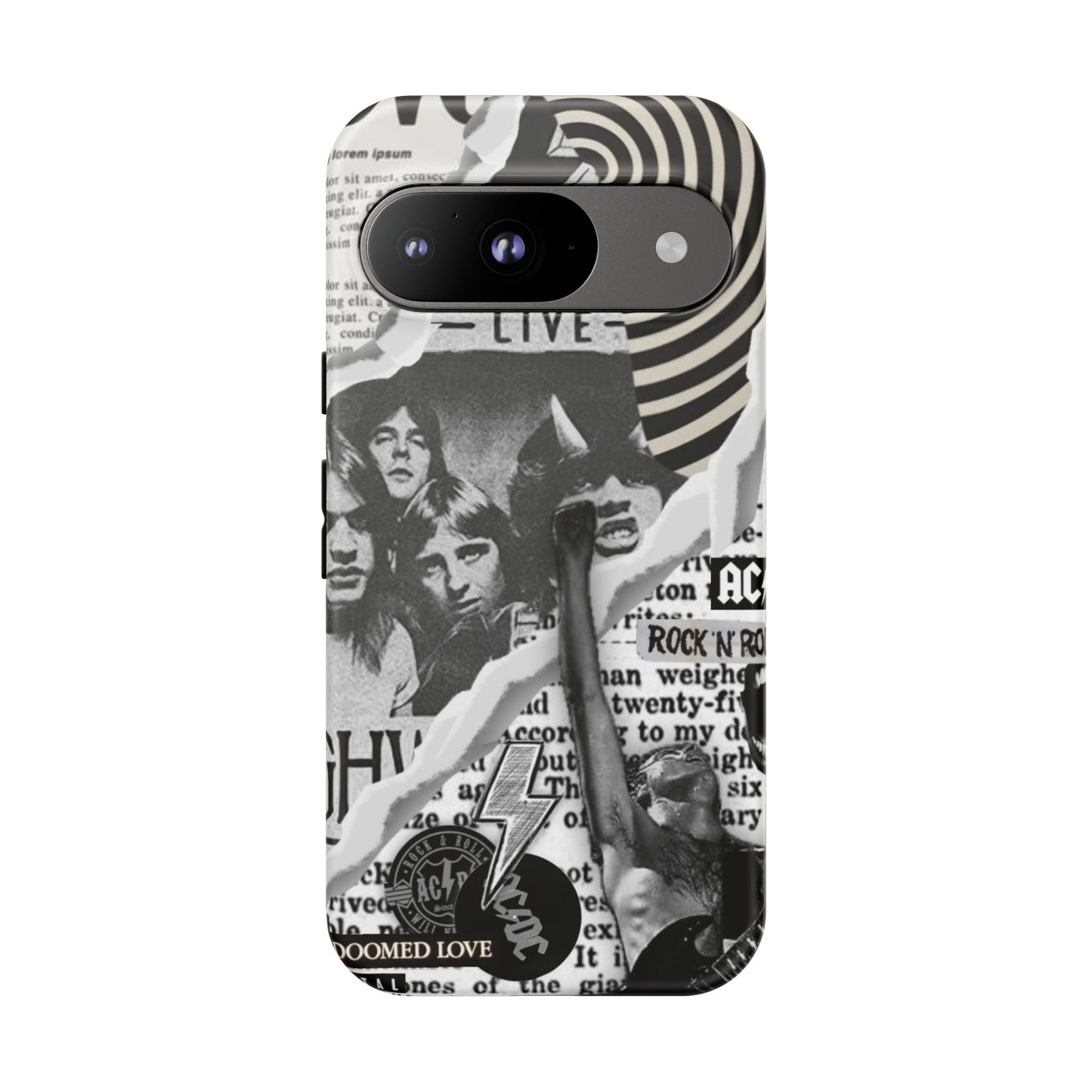 Rock Band Phone Case | Tough Cases, AC/DC Design, Music Lover Gift, Unique Phone Accessory, Birthday Present