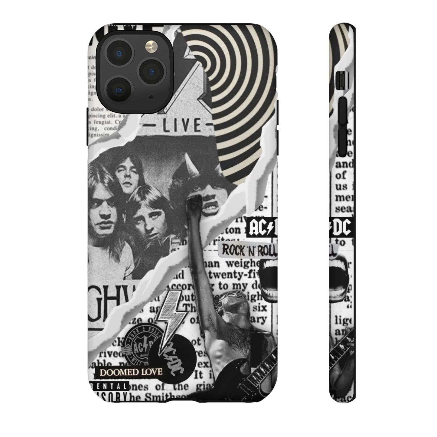 Rock Band Phone Case | Tough Cases, AC/DC Design, Music Lover Gift, Unique Phone Accessory, Birthday Present
