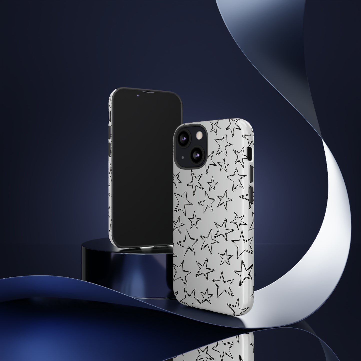 Black to White Fade Star Case