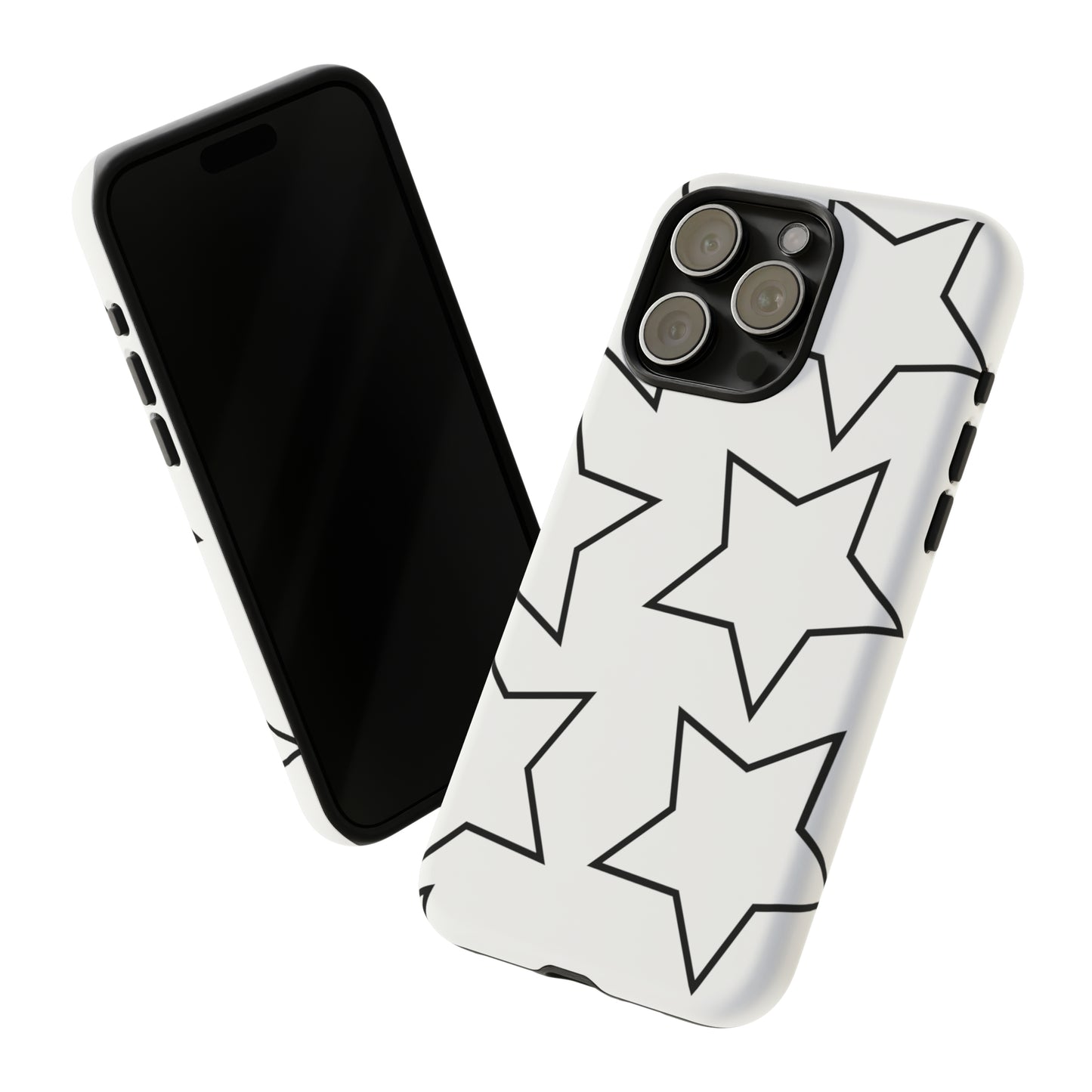 White Big Stars Case