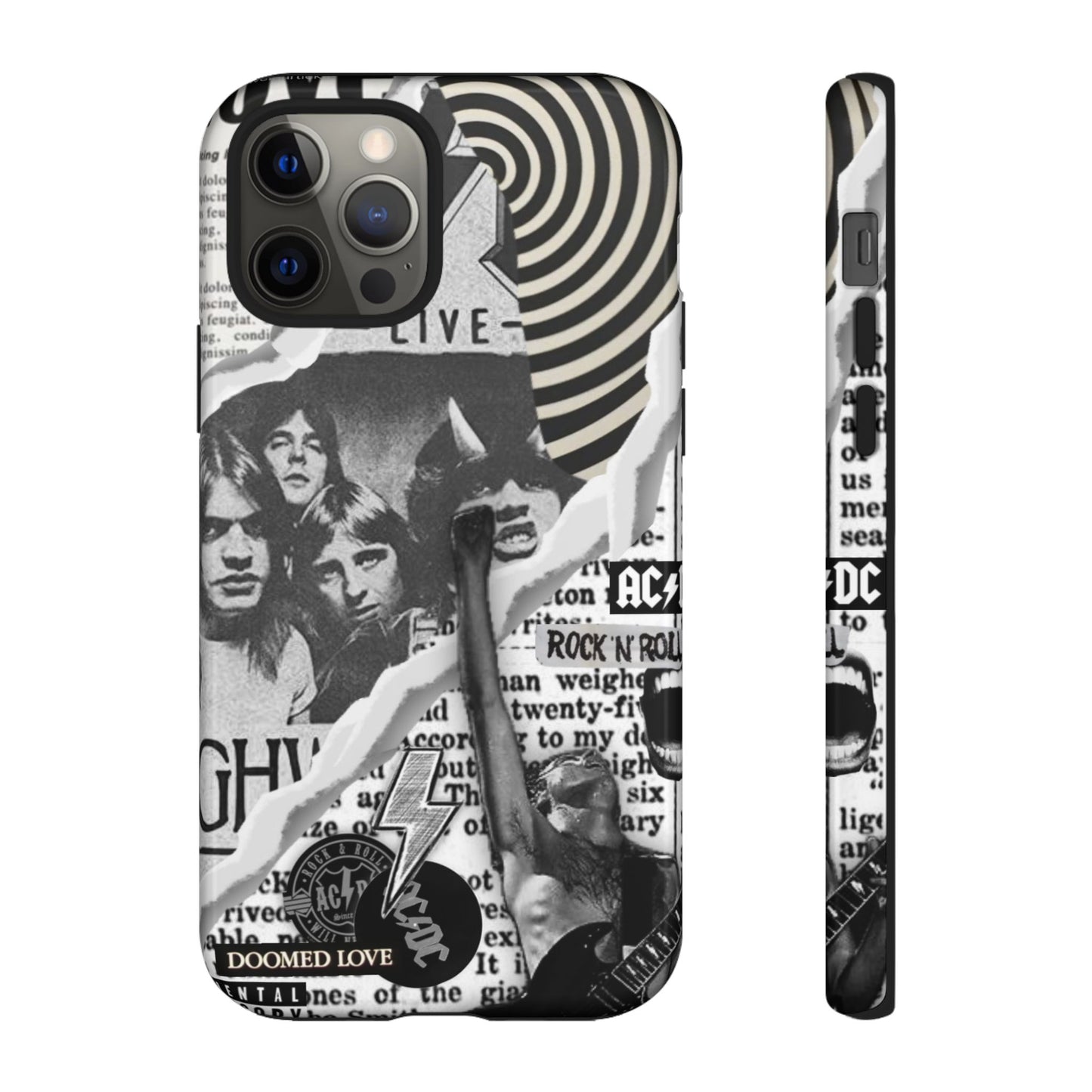Rock Band Phone Case | Tough Cases, AC/DC Design, Music Lover Gift, Unique Phone Accessory, Birthday Present
