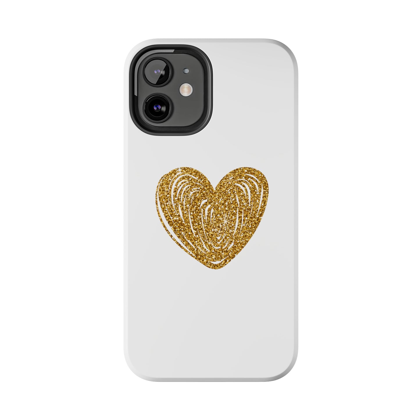 Golden Heart Phone Case