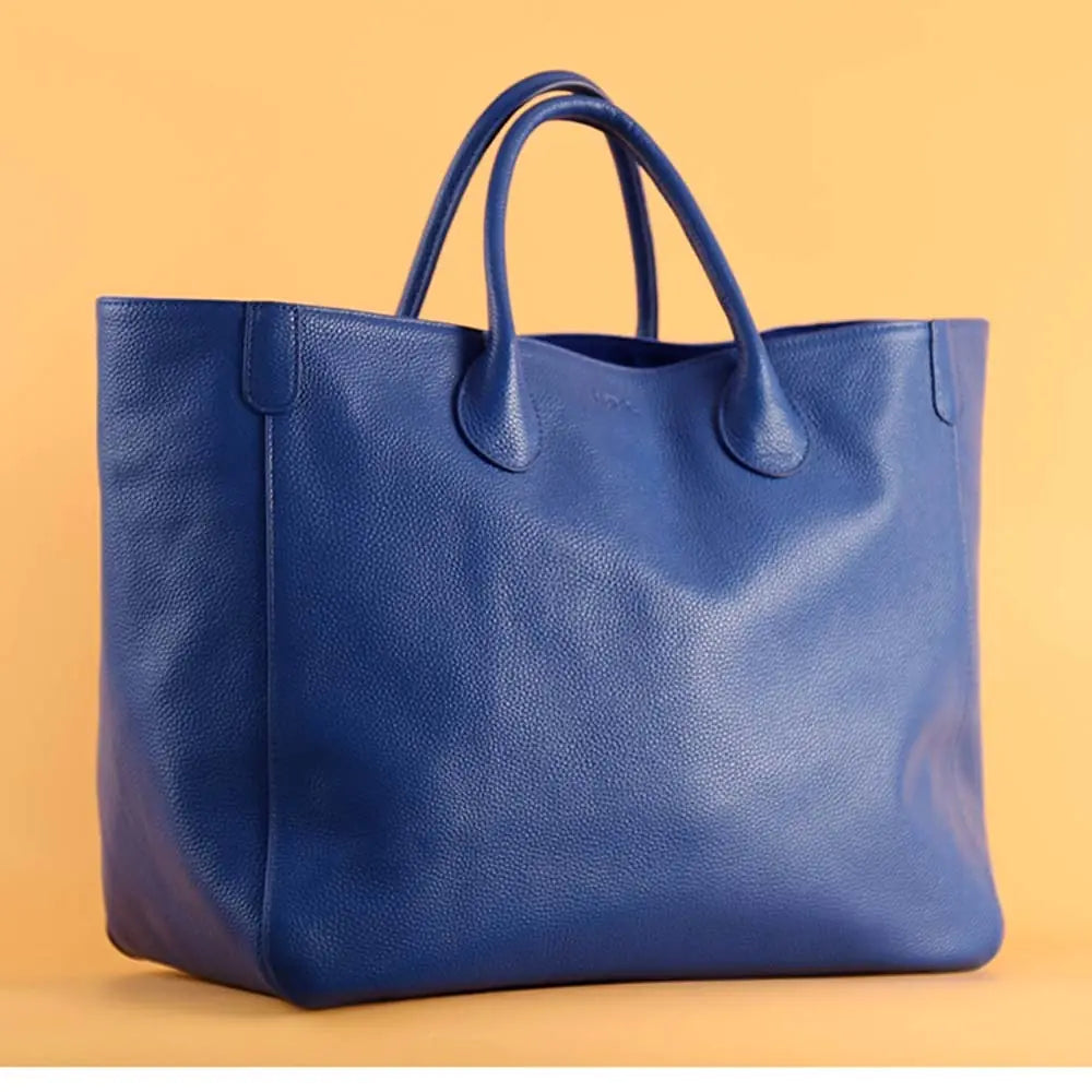 Oversize Leather Tote Bag