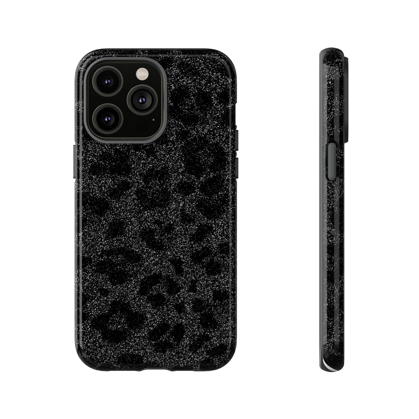 Black Leopard Print Case