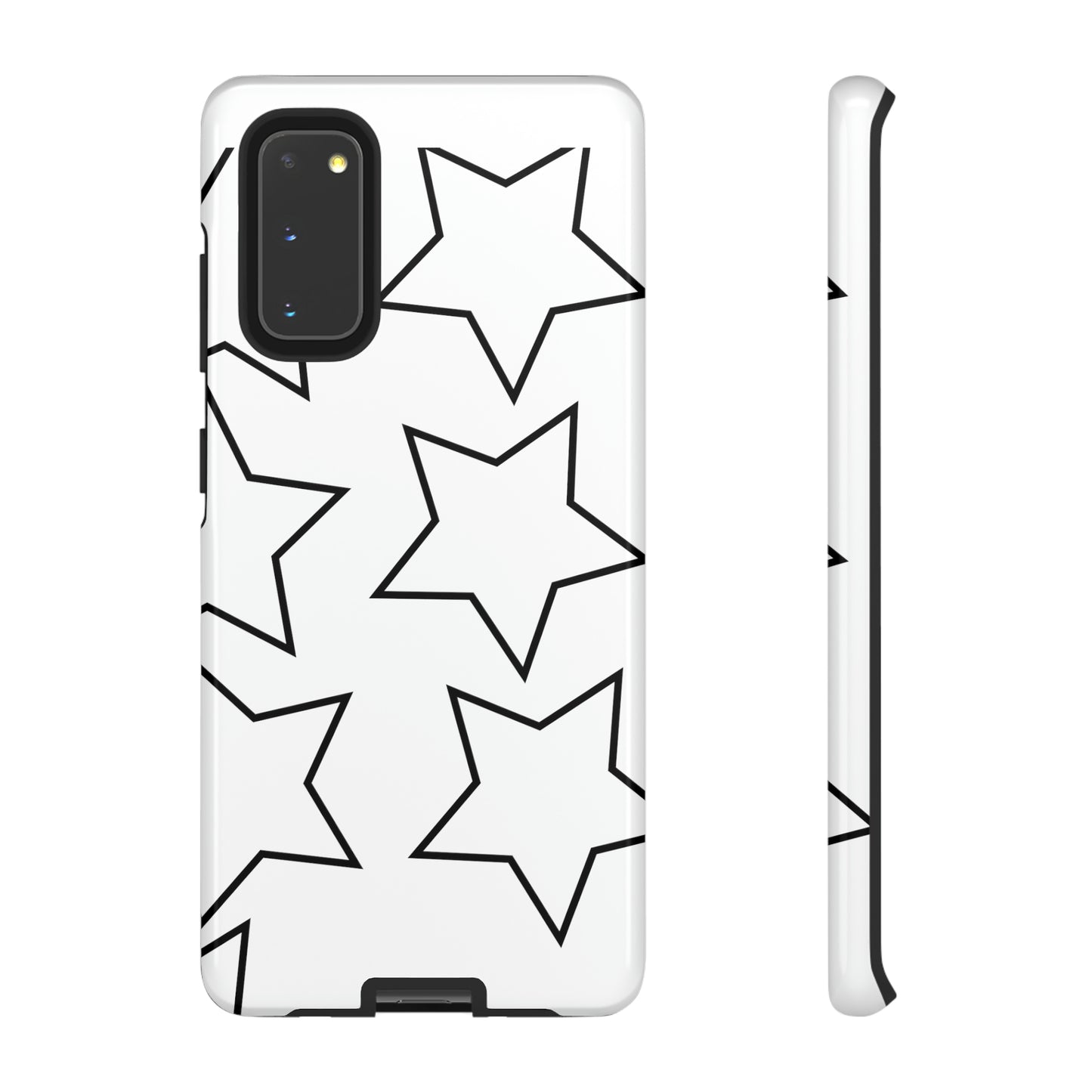White Big Stars Case