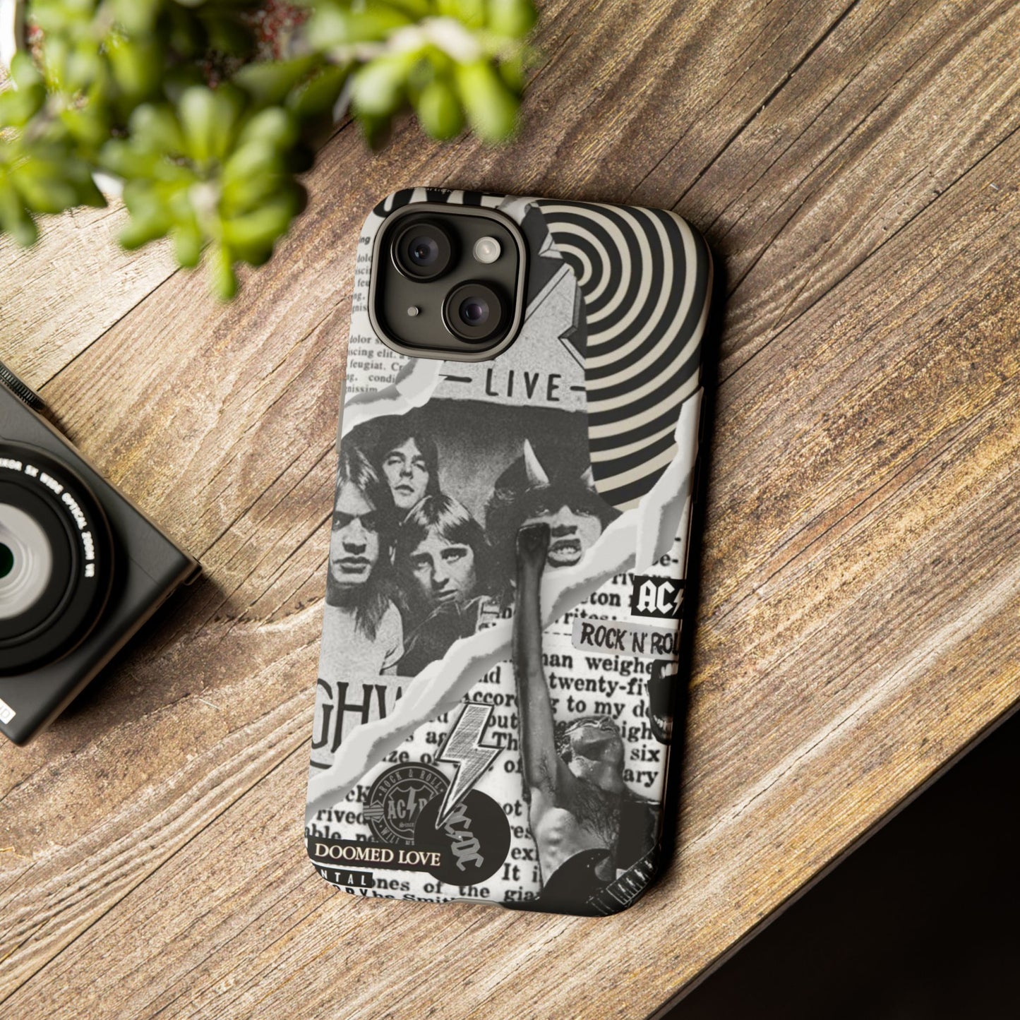 Rock Band Phone Case | Tough Cases, AC/DC Design, Music Lover Gift, Unique Phone Accessory, Birthday Present