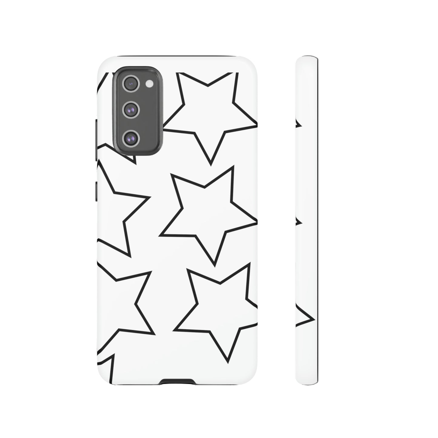 White Big Stars Case
